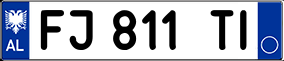 Truck License Plate
